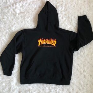 Thrasher Black Kids Hoodie